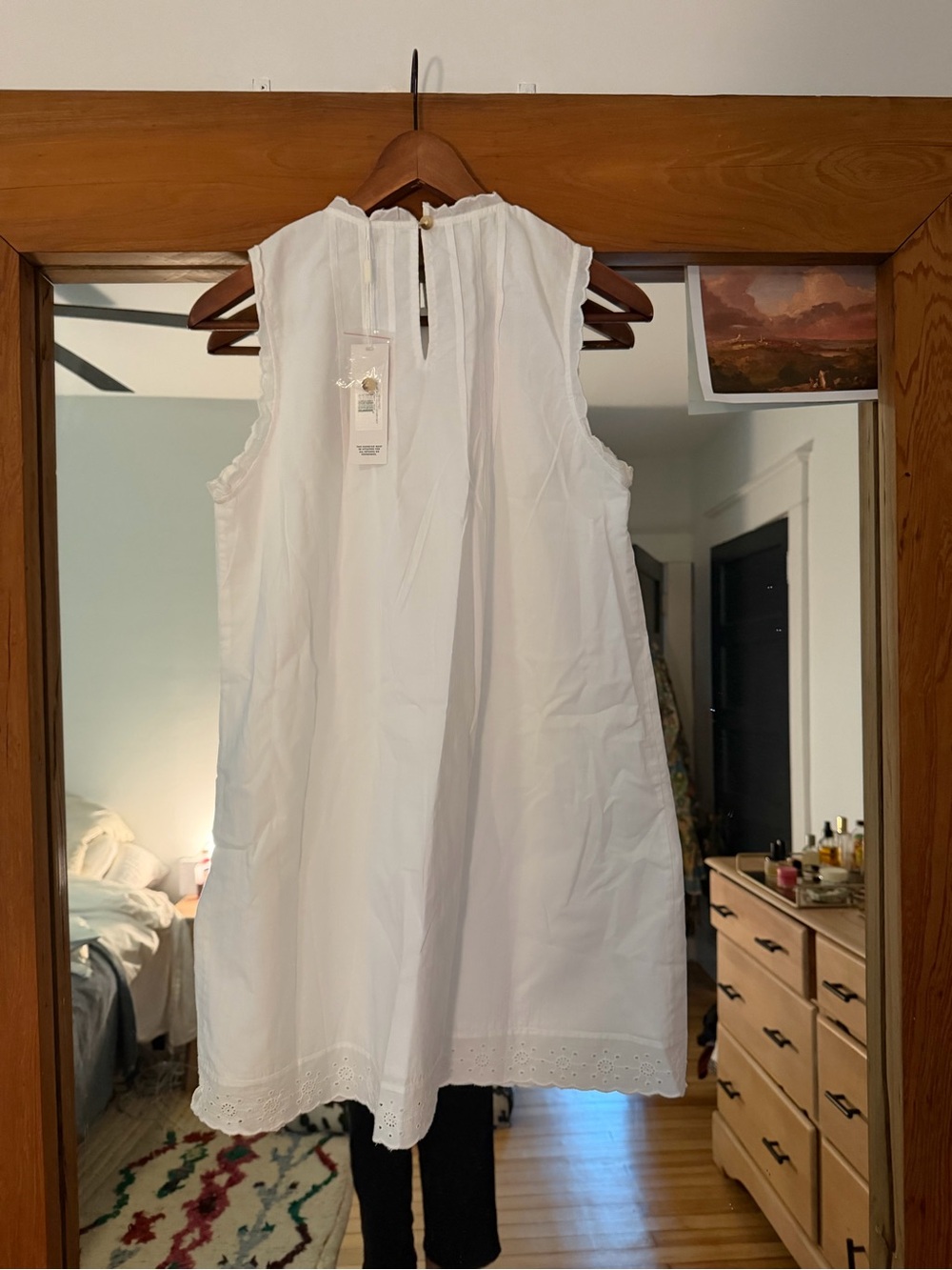 Ciao Lucia EBBA WHITE EMBROIDERED COTTON DRESS - Picture 3 of 9